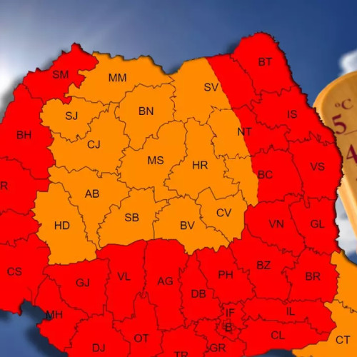 ANM avertizează: Cod roșu de caniculă în weekend, dar vârful de căldură urmează