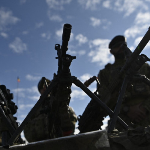 Exercitiu militar al contingentului de infanterie marină din România