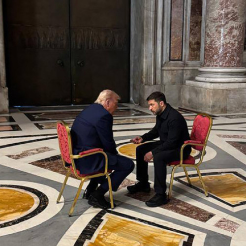 Zelenski și Trump discută despre ajutor militar în timpul summitului G7
