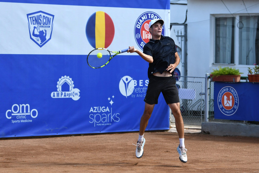 42 de meciuri joi la campionatul național de tenis DIAMI TROPHY 2025 în Slobozia