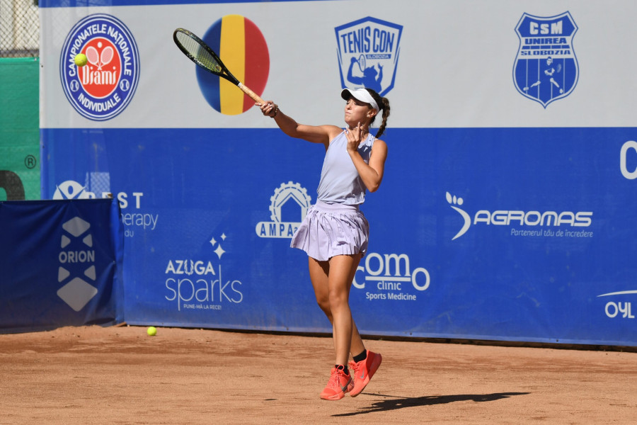 Începe ziua cu 19 partide la Campionatele Naționale Individuale de tenis de la Slobozia