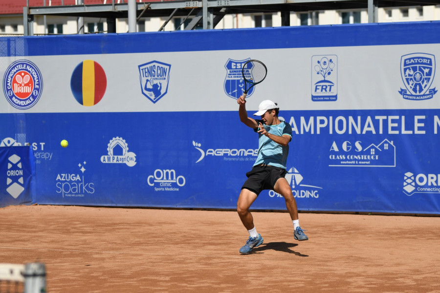 Campionatele naționale de tenis seniori și senioare la Slobozia programate cu trei finale